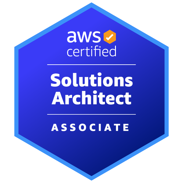 AWS Solutions Architect Associate Badge